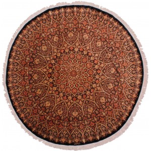 30932 Round Ghom Persian Rugs