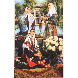 35104 Pictorial Tabriz Persian Rugs