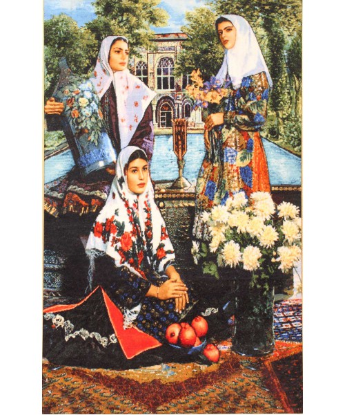 35104 Pictorial Tabriz Persian Rugs
