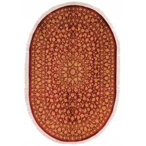 27367  Oval Ghom Persian Rugs
