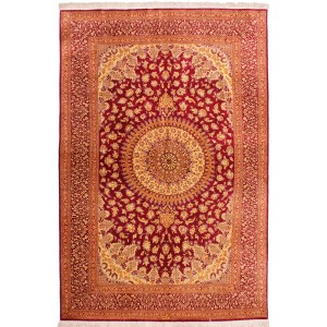T02346 Ghom Persian  Rugs
