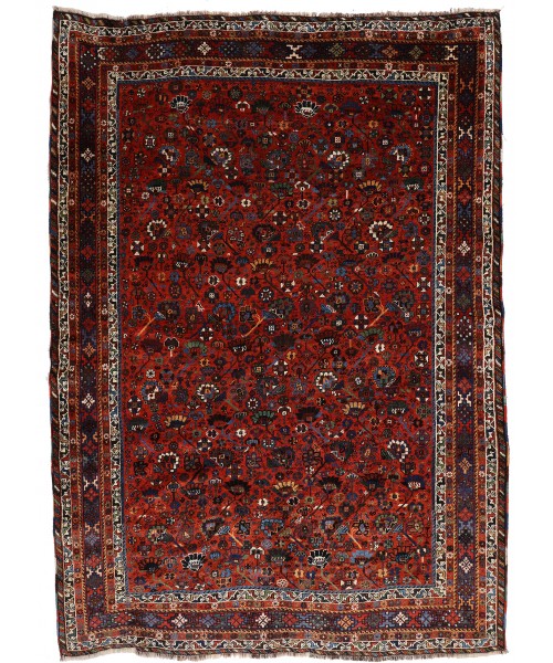 Antique Persian Zanjan Rug, 7'3 x 4'5