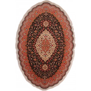 26463 Oval Tabriz Persian Rugs