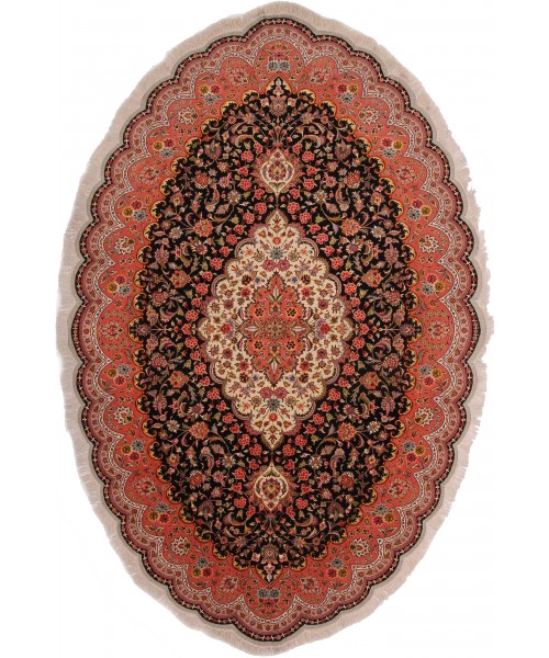 26463 Oval Tabriz Persian Rugs