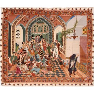27652 Pictorial Tabriz Rugs  