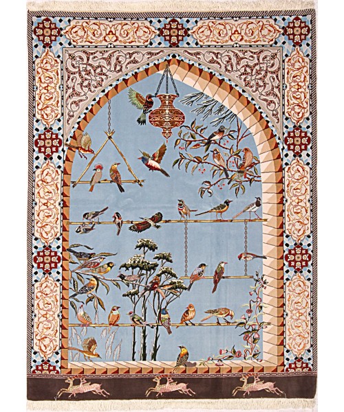 33152 Pictorial Tabriz Persian  Rugs