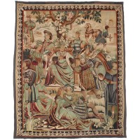 11999  Antique Tapestry France Rugs
