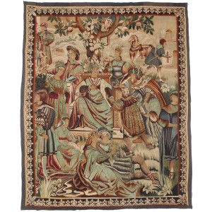 11999  Antique Tapestry France Rugs