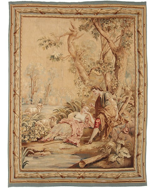 41687 Antique Tapestry France Rugs